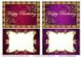 Beautiful Birthday Toppers/ Fronts & Matching Inserts 3