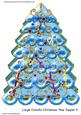 Large Colorful Christmas Tree Topper 5