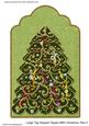 Large Tag Shaped Topper with Christmas Tree 2