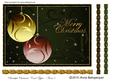 Beautiful Christmas Card Topper / Front 5