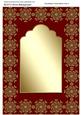 Snowflakes Frame Blank Card 2