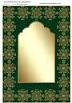 Snowflakes Frame Blank Card 3