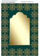 Snowflakes Frame Blank Card 6