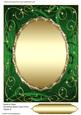 Swirls & Stars Christmas Blank Card Front / Topper 9