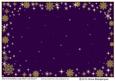 Stars & Snowflakes Large Blank Card Base 6