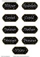 Reindeer Names Christmas Embellishments 2