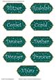 Reindeer Names Christmas Embellishments 3
