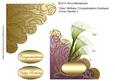Lilies Birthday / Congratulations Scalloped Corner Stacker