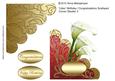Lilies Birthday / Congratulations Scalloped Corner Stacker