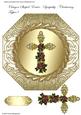 Octagon Shaped Easter/ Sympathy/ Christening Topper 3