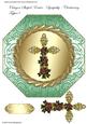 Octagon Shaped Easter/ Sympathy/ Christening Topper 5