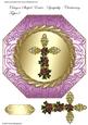 Octagon Shaped Easter/ Sympathy/ Christening Topper 7