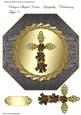 Octagon Shaped Easter/ Sympathy/ Christening Topper 9