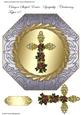 Octagon Shaped Easter/ Sympathy/ Christening Topper 10