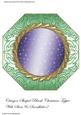 Octagon Shaped Blank Christmas Topper with Stars/snowflakes2