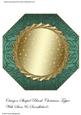 Octagon Shaped Blank Christmas Topper with Stars/snowflakes6