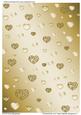 Showered by Love Hearts Metallic Background 1