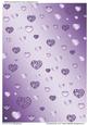 Showered by Love Hearts Metallic Background 2