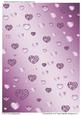 Showered by Love Hearts Metallic Background 3