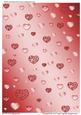 Showered by Love Hearts Metallic Background 4
