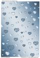 Showered by Love Hearts Metallic Background 6