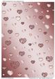 Showered by Love Hearts Metallic Background 9