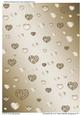 Showered by Love Hearts Metallic Background 10