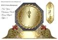 New Year / Christmas Clock Fancy Shaped Topper 5