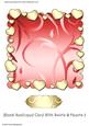 Blank Scalloped Card with Swirls & Hearts 2