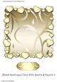 Blank Scalloped Card with Swirls & Hearts 3