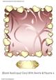 Blank Scalloped Card with Swirls & Hearts 4
