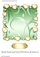 Blank Scalloped Card with Swirls & Hearts 6