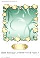 Blank Scalloped Card with Swirls & Hearts 7