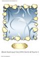Blank Scalloped Card with Swirls & Hearts 8