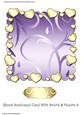 Blank Scalloped Card with Swirls & Hearts 9