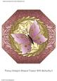 Fancy Octagon Shaped Topper with Butterfly 6