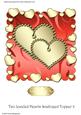 Two Jeweled Hearts Scalloped Topper 2