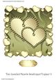 Two Jeweled Hearts Scalloped Topper 3