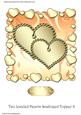 Two Jeweled Hearts Scalloped Topper 8