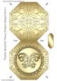 Feather Butterfly Fancy Octagon Shaped Card 4