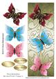 Three Butterflies Dl Card Front / Topper 2