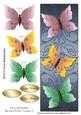 Three Butterflies Dl Card Front / Topper 4