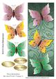 Three Butterflies Dl Card Front / Topper 5