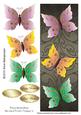 Three Butterflies Dl Card Front / Topper 6
