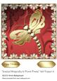 Jeweled Dragonfly in Floral Frame 8x8 Topper 9