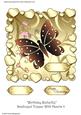 Birthday Butterfly Scalloped Topper with Hearts 3