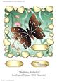 Birthday Butterfly Scalloped Topper with Hearts 4