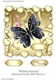Birthday Butterfly Scalloped Topper with Hearts 5