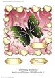 Birthday Butterfly Scalloped Topper with Hearts 8