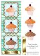Three Cupcakes on Scalloped Doily Dl Card 3